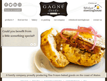 Tablet Screenshot of gagnefoods.com